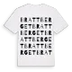 Brattberget ordlek t-shirt