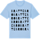 Blue Soul t-shirt med Brattebro ordlek t-shirt