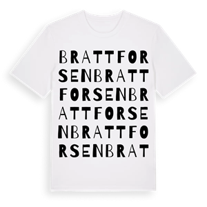 Brattforsen ordlek t-shirt – ekologisk bomull t-shirt från Pinshirt