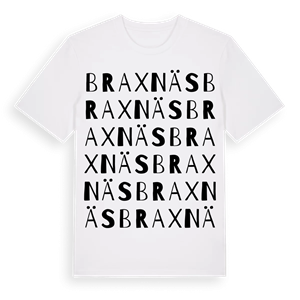 Braxnäs ordlek t-shirt – ekologisk bomull t-shirt från Pinshirt