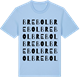 Blue Soul t-shirt med Brebol ordlek t-shirt