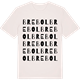Vintage White t-shirt med Brebol ordlek t-shirt