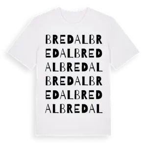Bredal ordlek t-shirt – ekologisk bomull t-shirt från Pinshirt