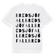 Bredsjöfall ordlek t-shirt
