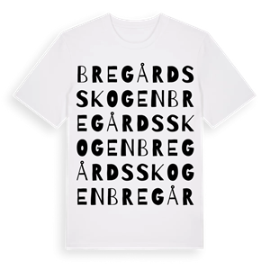 Bregårdsskogen ordlek t-shirt – ekologisk bomull t-shirt från Pinshirt