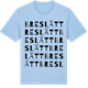 Blue Soul t-shirt med Breslätt ordlek t-shirt
