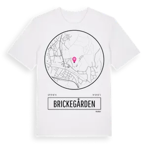 Brickegården t-shirt – ekologisk bomull t-shirt från Pinshirt