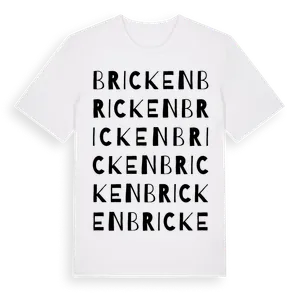Bricken ordlek t-shirt – ekologisk bomull t-shirt från Pinshirt