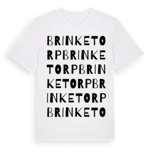 Brinketorp ordlek t-shirt – ekologisk bomull t-shirt från Pinshirt