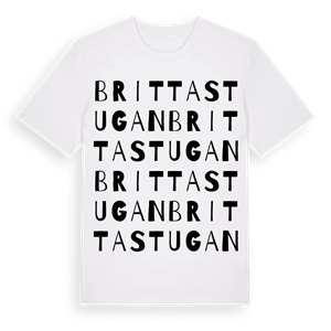 Brittastugan ordlek t-shirt – ekologisk bomull t-shirt från Pinshirt