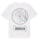 White t-shirt med Brodalen t-shirt