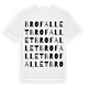 Brofallet ordlek t-shirt