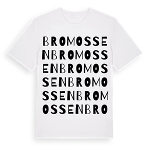 Bromossen ordlek t-shirt – ekologisk bomull t-shirt från Pinshirt