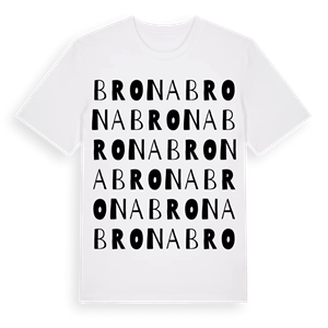 Brona ordlek t-shirt – ekologisk bomull t-shirt från Pinshirt