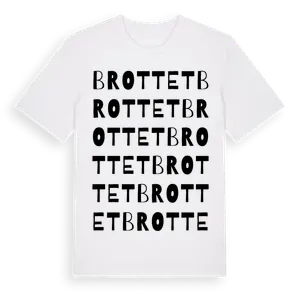 Brottet ordlek t-shirt – ekologisk bomull t-shirt från Pinshirt