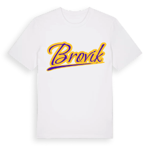 Brovik baseball t-shirt – ekologisk bomull t-shirt från Pinshirt