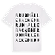 Brudhällebacken ordlek t-shirt
