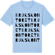 Blue Soul t-shirt med Brukskontoret ordlek t-shirt