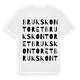 Brukskontoret ordlek t-shirt