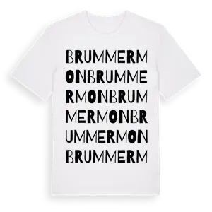 Brummermon ordlek t-shirt – ekologisk bomull t-shirt från Pinshirt