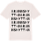 Vintage White t-shirt med Brunnshyttan ordlek t-shirt