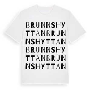 Brunnshyttan ordlek t-shirt – ekologisk bomull t-shirt från Pinshirt