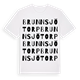 Brunnsjötorp ordlek t-shirt