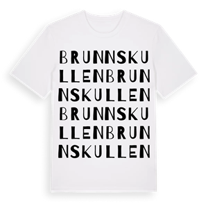 Brunnskullen ordlek t-shirt – ekologisk bomull t-shirt från Pinshirt