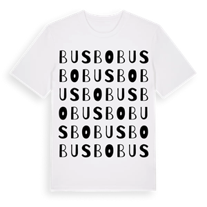 Busbo ordlek t-shirt – ekologisk bomull t-shirt från Pinshirt