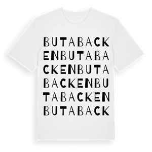 Butabacken ordlek t-shirt – ekologisk bomull t-shirt från Pinshirt