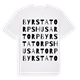 Byrstatorps husartorp ordlek t-shirt