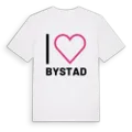 Jag älskar Bystad t-shirt stort tryck