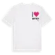 White t-shirt med Jag älskar Bytet t-shirt litet tryck