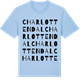 Blue Soul t-shirt med Charlottendal ordlek t-shirt