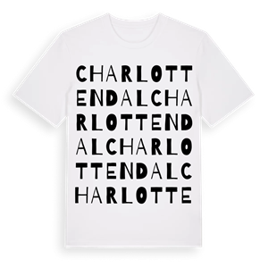 Charlottendal ordlek t-shirt – ekologisk bomull t-shirt från Pinshirt