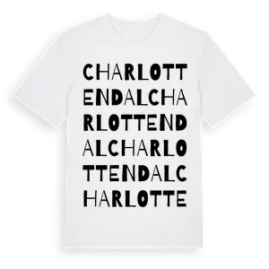 Charlottendal ordlek t-shirt – ekologisk bomull t-shirt från Pinshirt