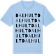 Blue Soul t-shirt med Dalhult ordlek t-shirt