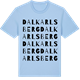 Blue Soul t-shirt med Dalkarlsberg ordlek t-shirt