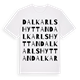 Dalkarlshyttan ordlek t-shirt