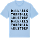 Blue Soul t-shirt med Dalkarlstorp ordlek t-shirt
