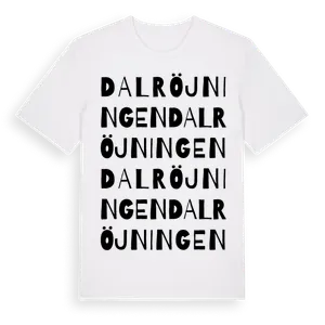 Dalröjningen ordlek t-shirt – ekologisk bomull t-shirt från Pinshirt