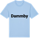Blue Soul t-shirt med Dammby fetstil t-shirt