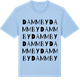 Blue Soul t-shirt med Dammby ordlek t-shirt
