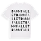 Dammfallet ordlek t-shirt