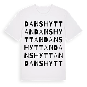 Danshyttan ordlek t-shirt – ekologisk bomull t-shirt från Pinshirt