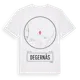 White t-shirt med Degernäs t-shirt