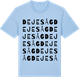 Blue Soul t-shirt med Deje såg ordlek t-shirt