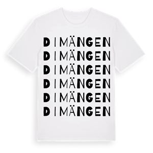 Dimängen ordlek t-shirt – ekologisk bomull t-shirt från Pinshirt