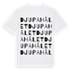 Djupa hålet ordlek t-shirt