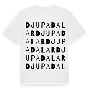 Djupadalar ordlek t-shirt – ekologisk bomull t-shirt från Pinshirt